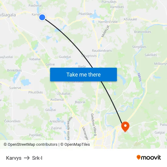 Karvys to Srk-I map