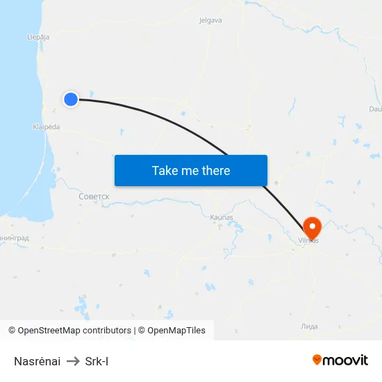 Nasrėnai to Srk-I map