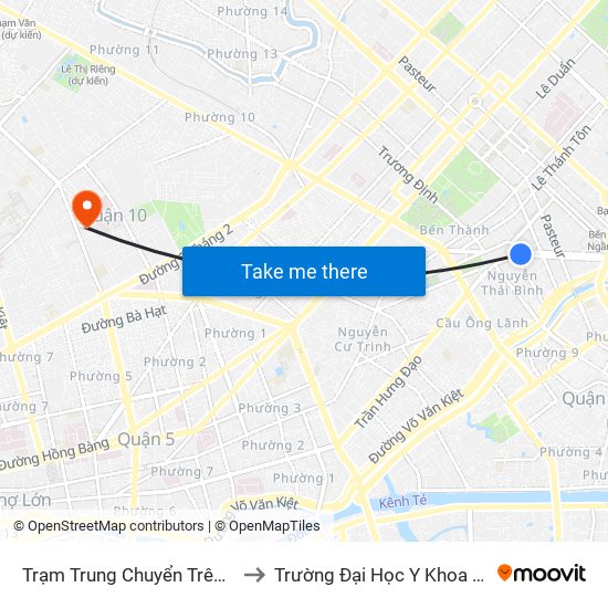 Trạm Trung Chuyển Trên Đường Hàm Nghi to Trường Đại Học Y Khoa Phạm Ngọc Thạch map