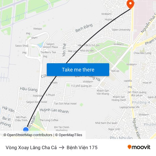 Vòng Xoay Lăng Cha Cả to Bệnh Viện 175 map