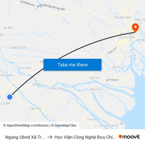 Ngang Ubnd Xã Trung Hưng to Học Viện Công Nghệ Bưu Chính Viễn Thông map