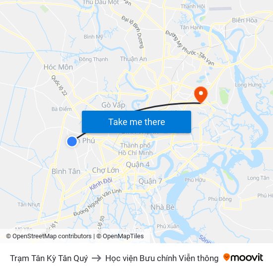 Trạm Tân Kỳ Tân Quý to Học viện Bưu chính Viễn thông map