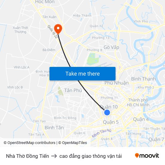 Nhà Thờ Đồng Tiến to cao đẳng giao thông vận tải map