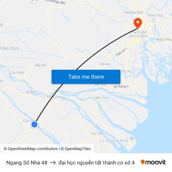 Ngang Số Nhà 48 to đại học nguyễn tất thành cơ sở 4 map