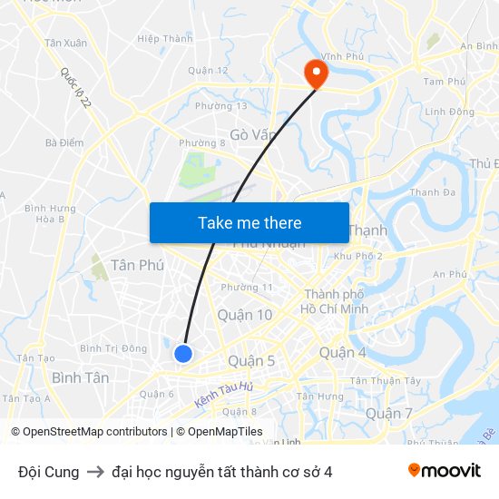 Đội Cung to đại học nguyễn tất thành cơ sở 4 map