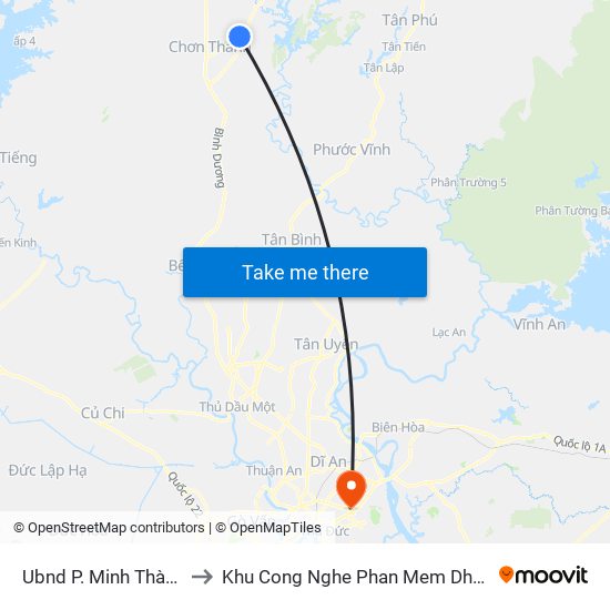Ubnd P. Minh Thành to Khu Cong Nghe Phan Mem Dhqg map