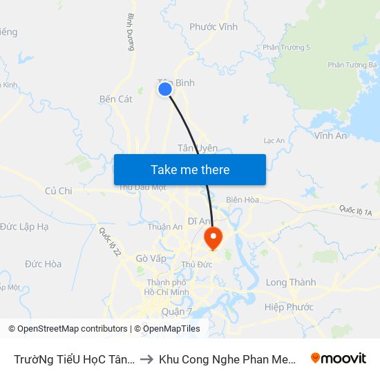 TrườNg TiểU HọC Tân BìNh to Khu Cong Nghe Phan Mem Dhqg map