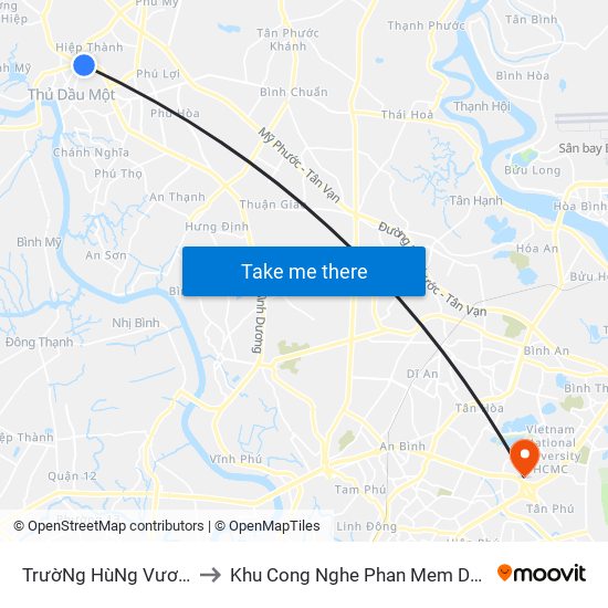 TrườNg HùNg Vương to Khu Cong Nghe Phan Mem Dhqg map