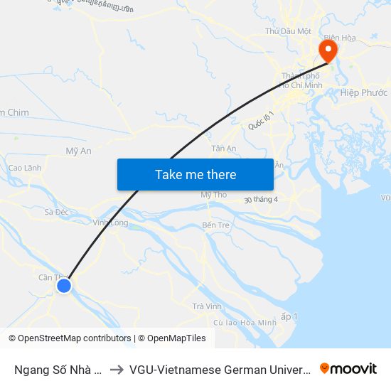 Ngang Số Nhà 48 to VGU-Vietnamese German University map