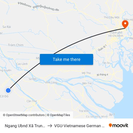 Ngang Ubnd Xã Trung Hưng to VGU-Vietnamese German University map