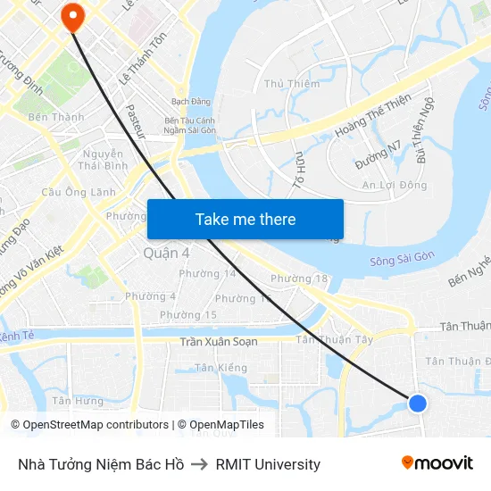 Nhà Tưởng Niệm Bác Hồ to RMIT University map