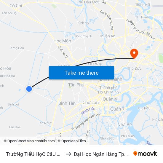 TrườNg TiểU HọC CầU Xáng to Đại Học Ngân Hàng Tp.Hcm map