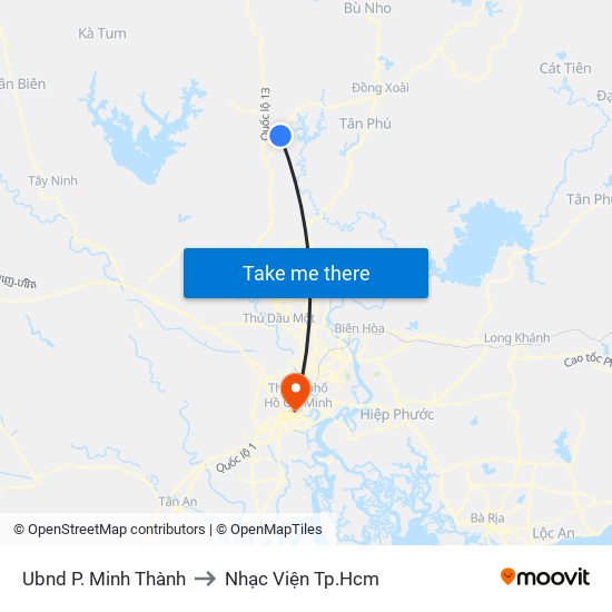 Ubnd P. Minh Thành to Nhạc Viện Tp.Hcm map