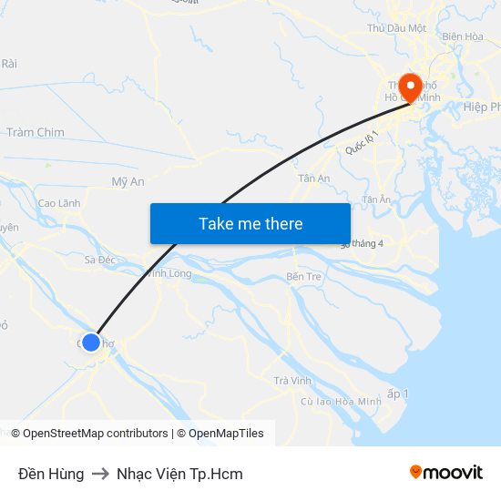 Đền Hùng to Nhạc Viện Tp.Hcm map