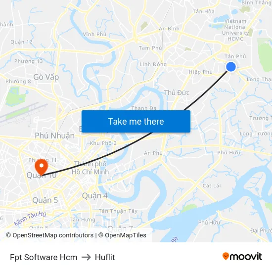 Fpt Software Hcm to Huflit map