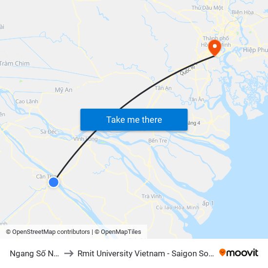 Ngang Số Nhà 48 to Rmit University Vietnam - Saigon South Campus map