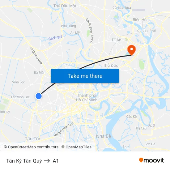 Tân Kỳ Tân Quý to A1 map