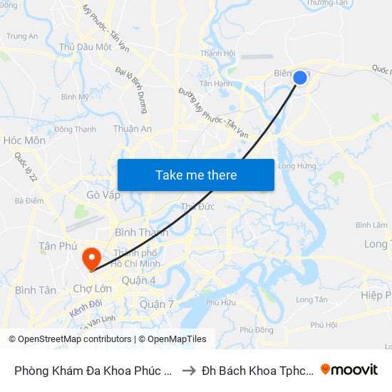 Phòng Khám Đa Khoa Phúc An to Đh Bách Khoa Tphcm map