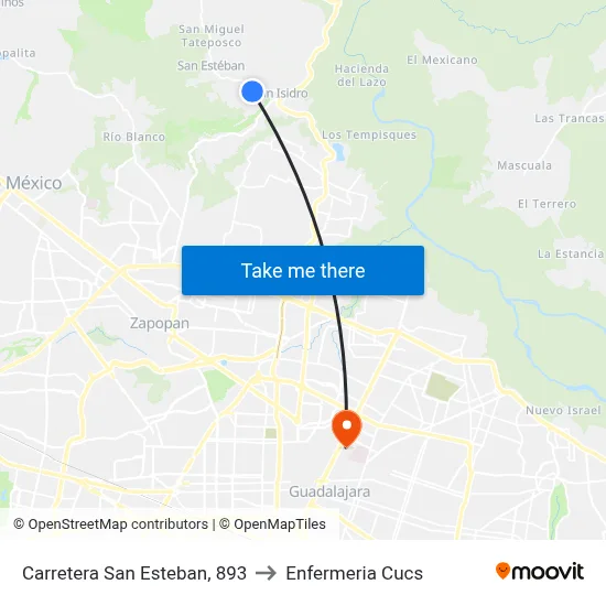 Carretera San Esteban, 893 to Enfermeria Cucs map