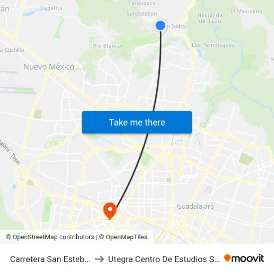 Carretera San Esteban, 893 to Utegra Centro De Estudios Superiores map