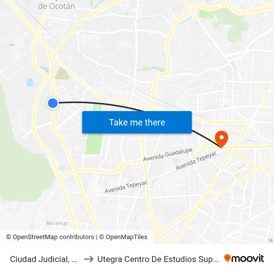 Ciudad Judicial, 7900 to Utegra Centro De Estudios Superiores map