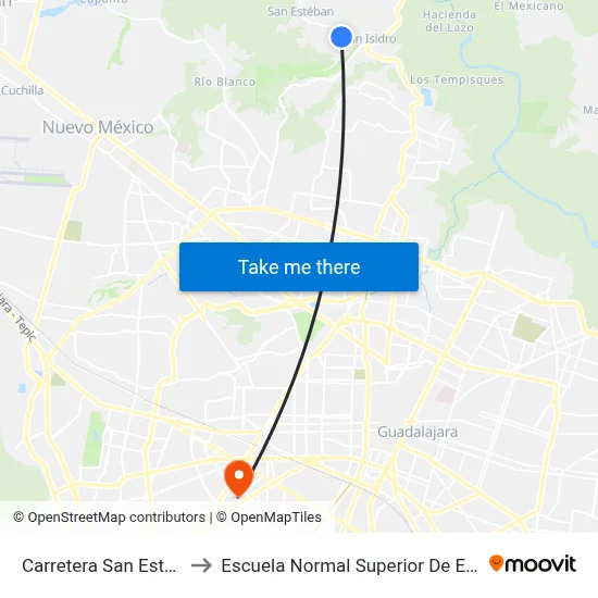 Carretera San Esteban, 893 to Escuela Normal Superior De Especialidades map