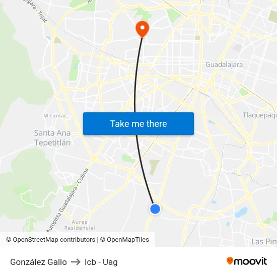 González Gallo to Icb - Uag map