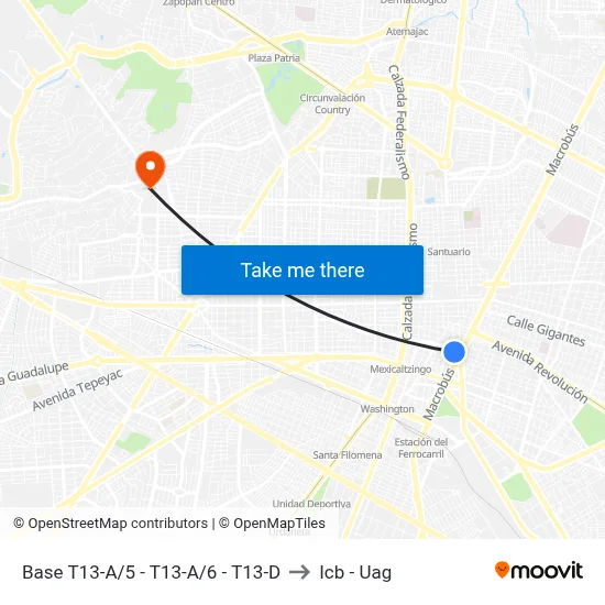 Base T13-A/5 - T13-A/6 - T13-D to Icb - Uag map