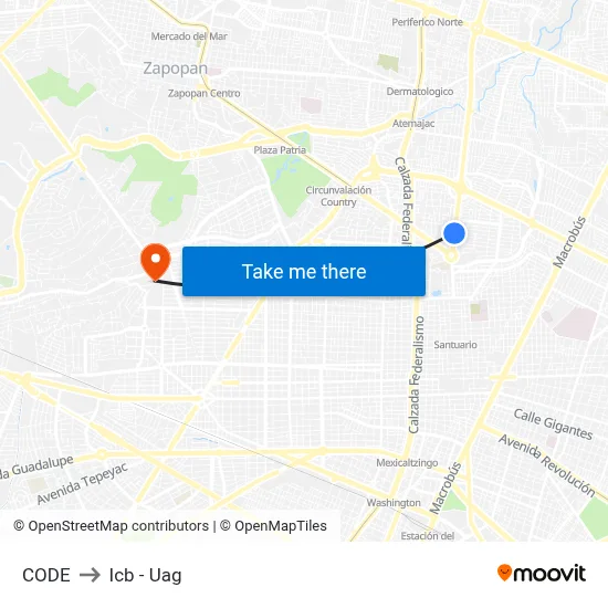 CODE to Icb - Uag map
