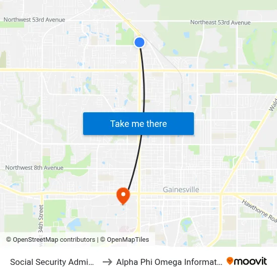 Social Security Administration to Alpha Phi Omega Information Booth map
