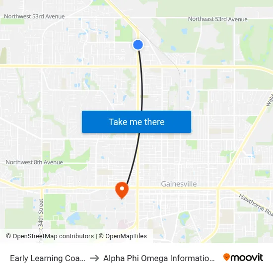 Early Learning Coalition to Alpha Phi Omega Information Booth map