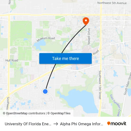 University Of Florida Energy Research to Alpha Phi Omega Information Booth map