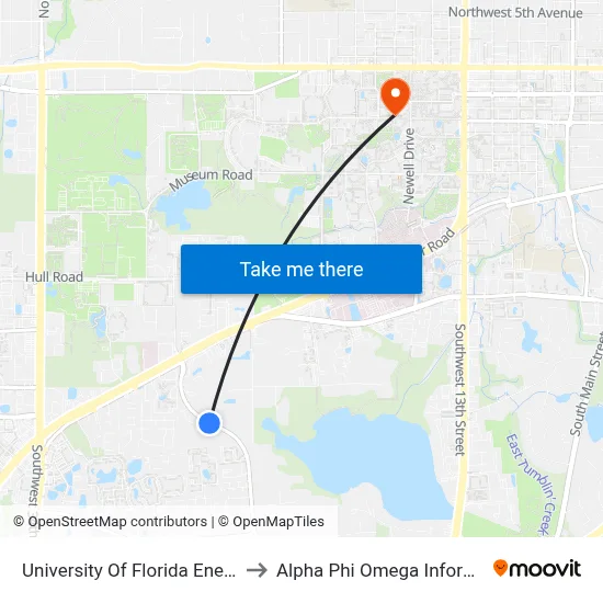 University Of Florida Energy Research to Alpha Phi Omega Information Booth map