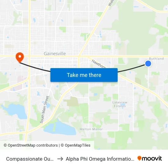 Compassionate Outreach to Alpha Phi Omega Information Booth map