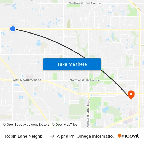 Robin Lane Neighborhood to Alpha Phi Omega Information Booth map