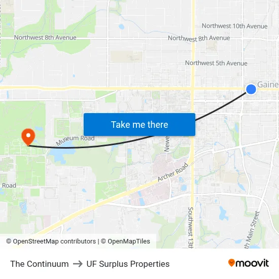 The Continuum to UF Surplus Properties map