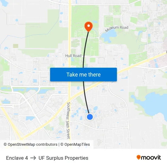 Enclave 4 to UF Surplus Properties map