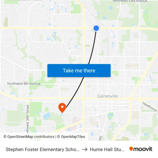 Stephen Foster Elementary School @ 39th Ave to Hume Hall Study Room map