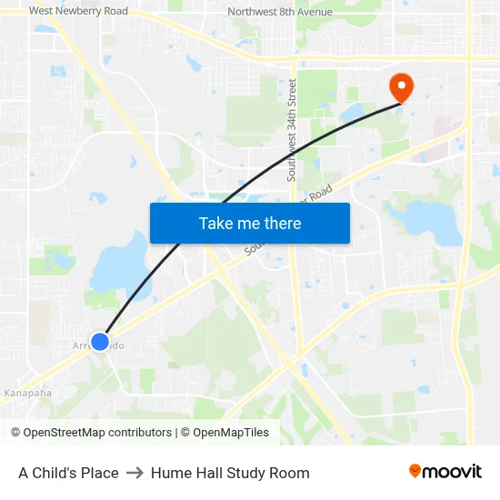 A Child's Place to Hume Hall Study Room map