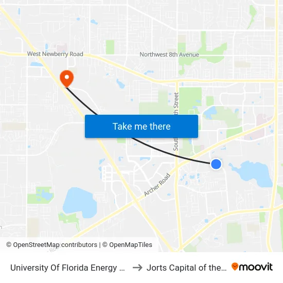 University Of Florida Energy Research to Jorts Capital of the World map