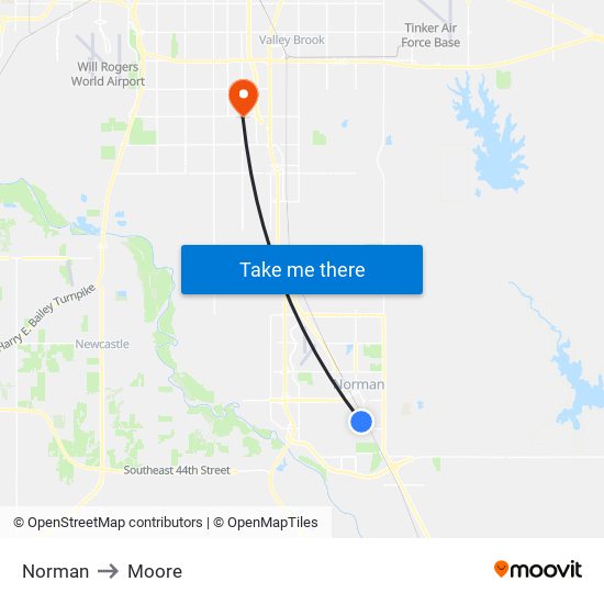 Norman to Moore map