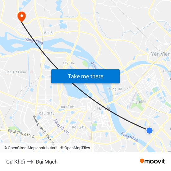 Cự Khối to Đại Mạch map