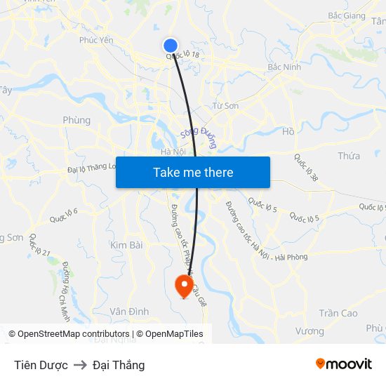 Tiên Dược to Đại Thắng map