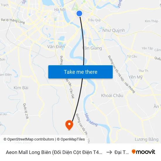 Đối Diện Aeon Mall Long Biên (Cột Điện T4a/2a-B Đường Cổ Linh) - Cột Sau to Đại Thắng map