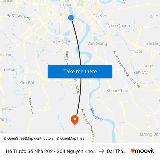 Hè Trước Số Nhà 202 - 204 Nguyễn Khoái to Đại Thắng map