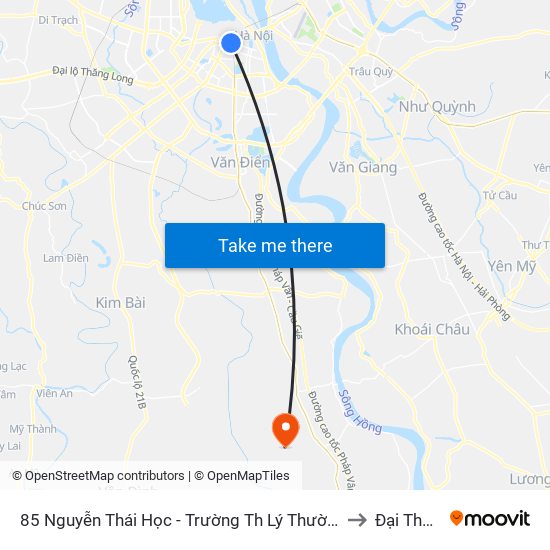 85 Nguyễn Thái Học - Trường Th Lý Thường Kiệt to Đại Thắng map