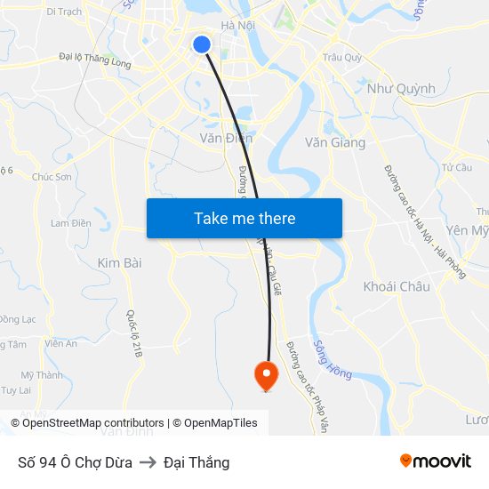 Số 94 Ô Chợ Dừa to Đại Thắng map