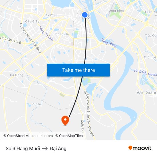 Số 3 Hàng Muối to Đại Áng map