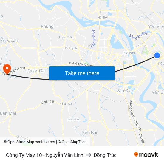 Công Ty May 10 - Nguyễn Văn Linh to Đồng Trúc map