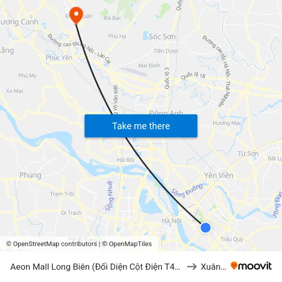 Đối Diện Aeon Mall Long Biên (Cột Điện T4a/2a-B Đường Cổ Linh) - Cột Sau to Xuân Hoà map